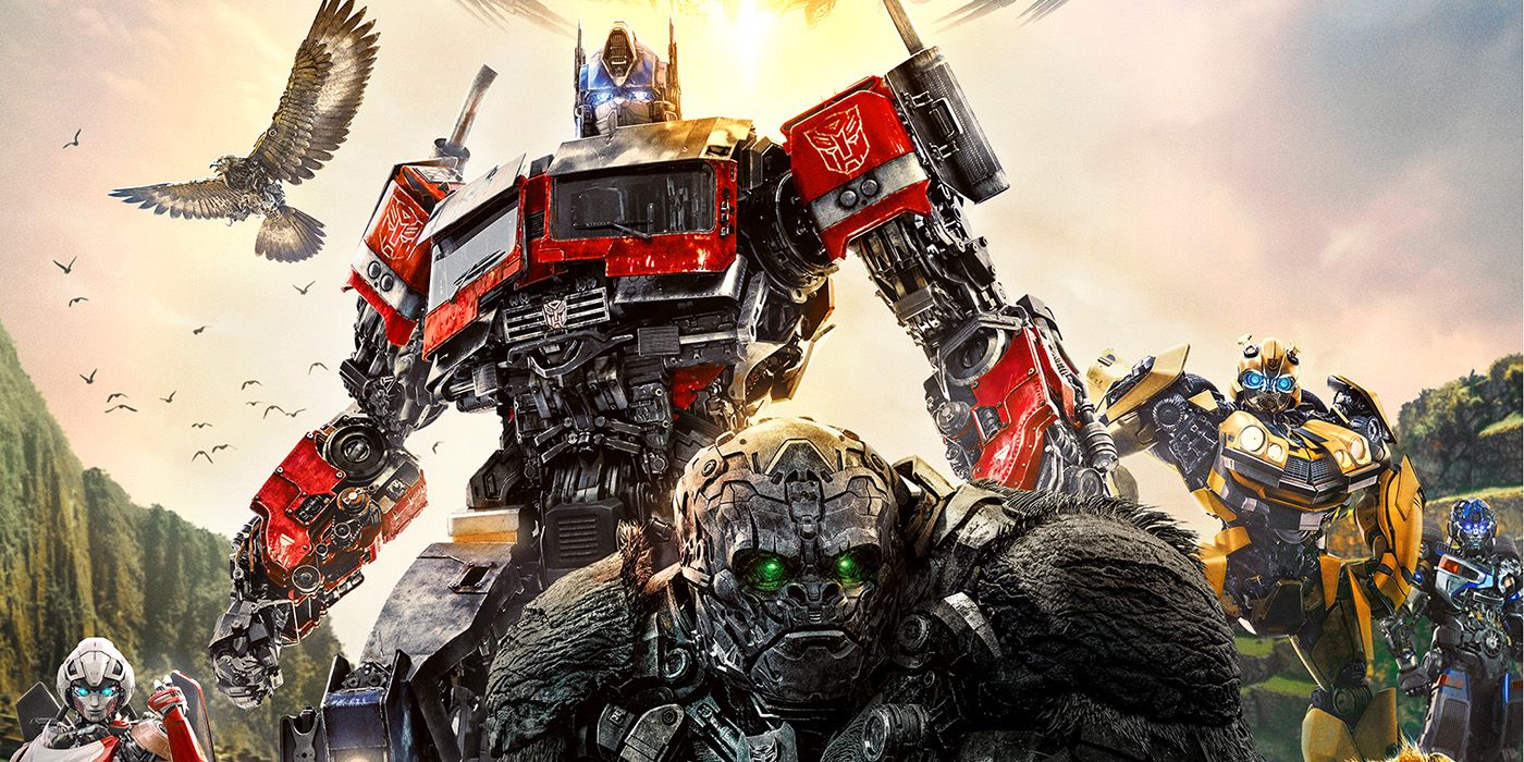 Autobots and Maximals on the poster for Transformers Rise of the Beasts