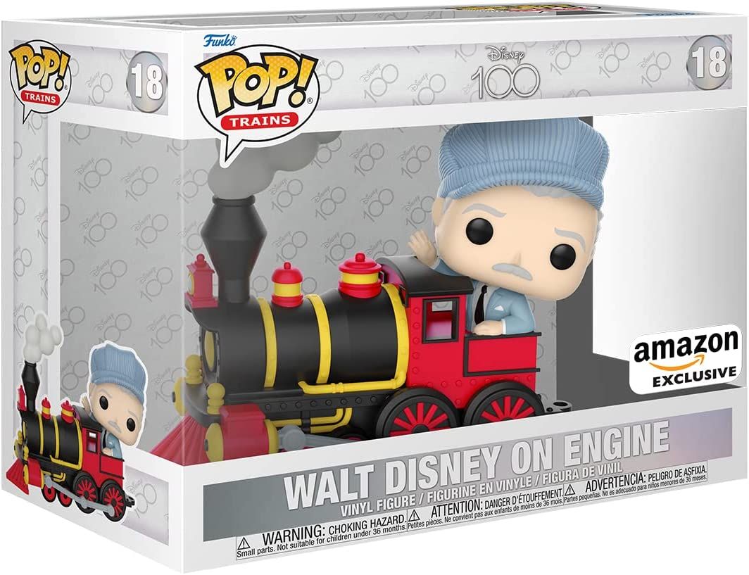 Funko Pop! Disney 100th Walt Disney on Engine Vinyl Figure