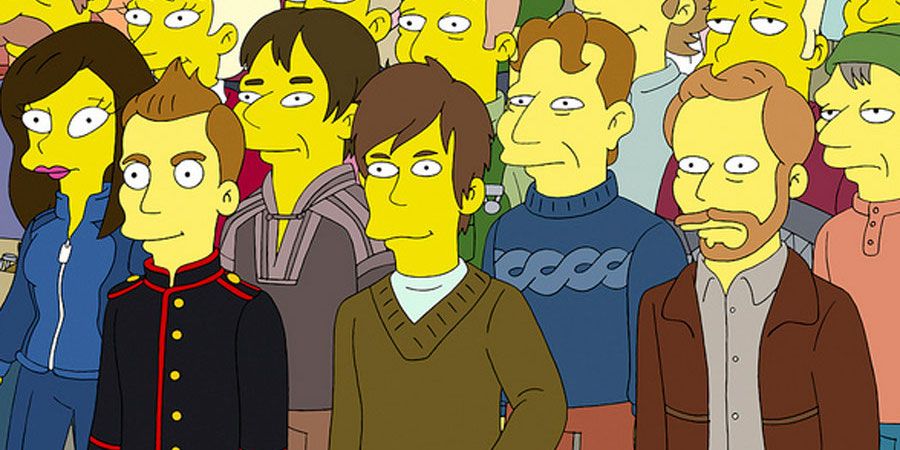 Icelandic rock band Sigur Ros on The Simpsons