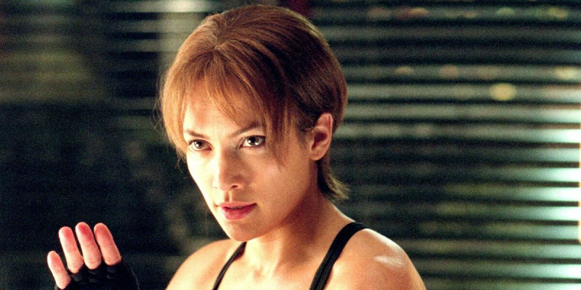 A close up of Jennifer Lopez in Enough