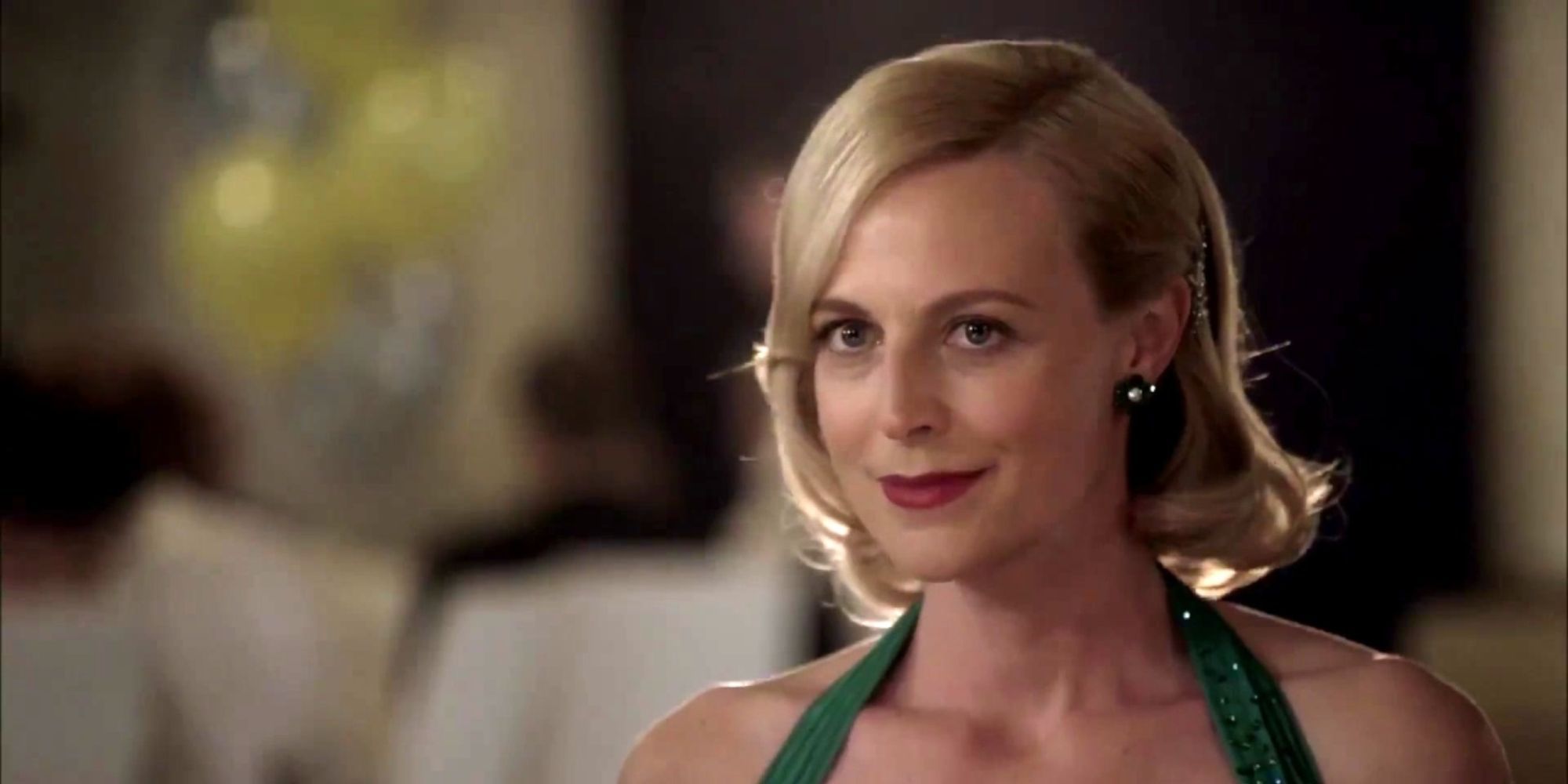 Marta Dusseldorp in a green dress in A Place to Call Home