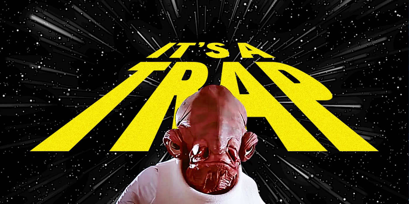 Admiral Ackbar in Star Wars Return of the Jedi saying one of the best Star Wars quotes