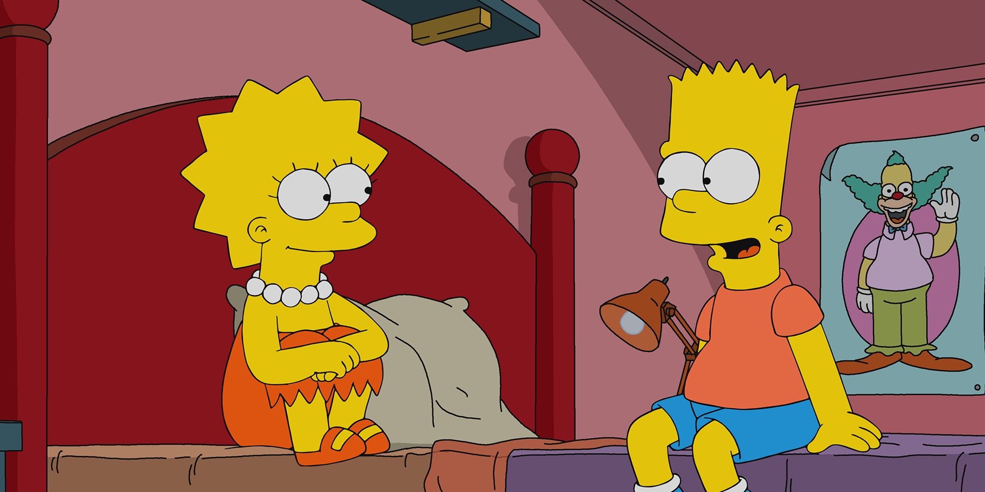 Bart and Lisa Simpson in The Simpsons