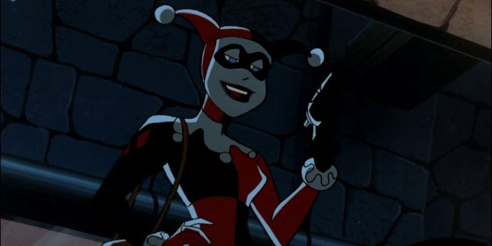 Harley Quinn when she rescued Joker in Mad Love