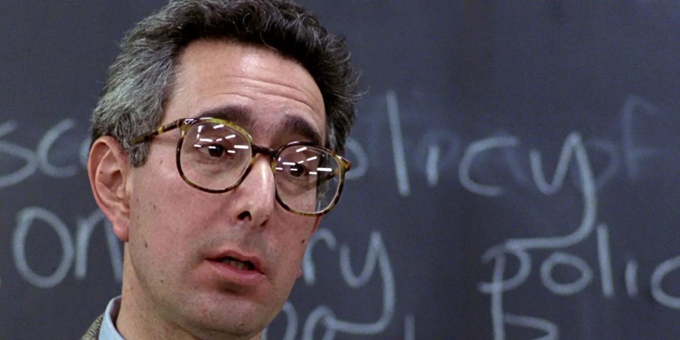 Ben Stein as the economics teacher in Ferris Bueller's Day Off