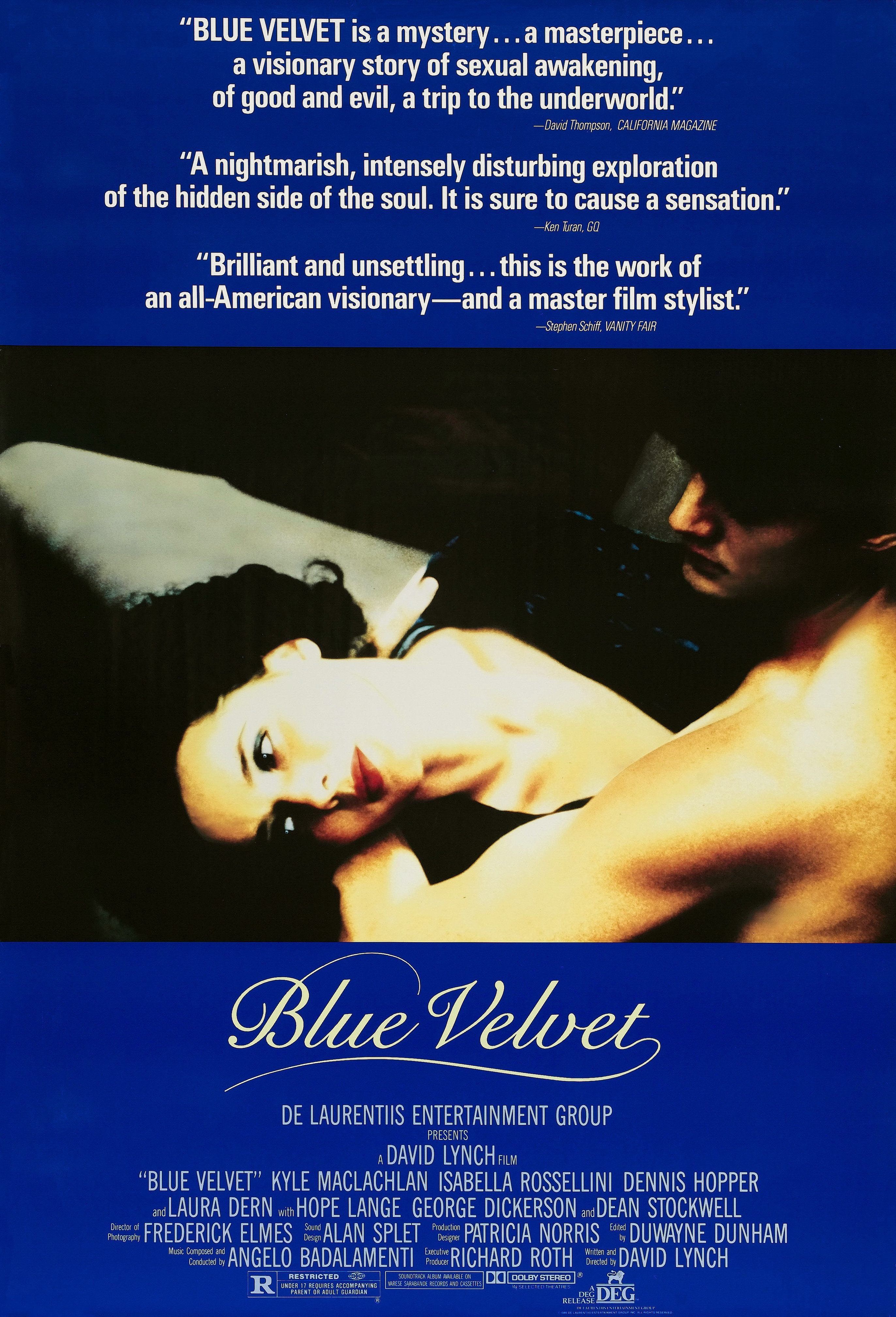 Blue Velvet Film Poster