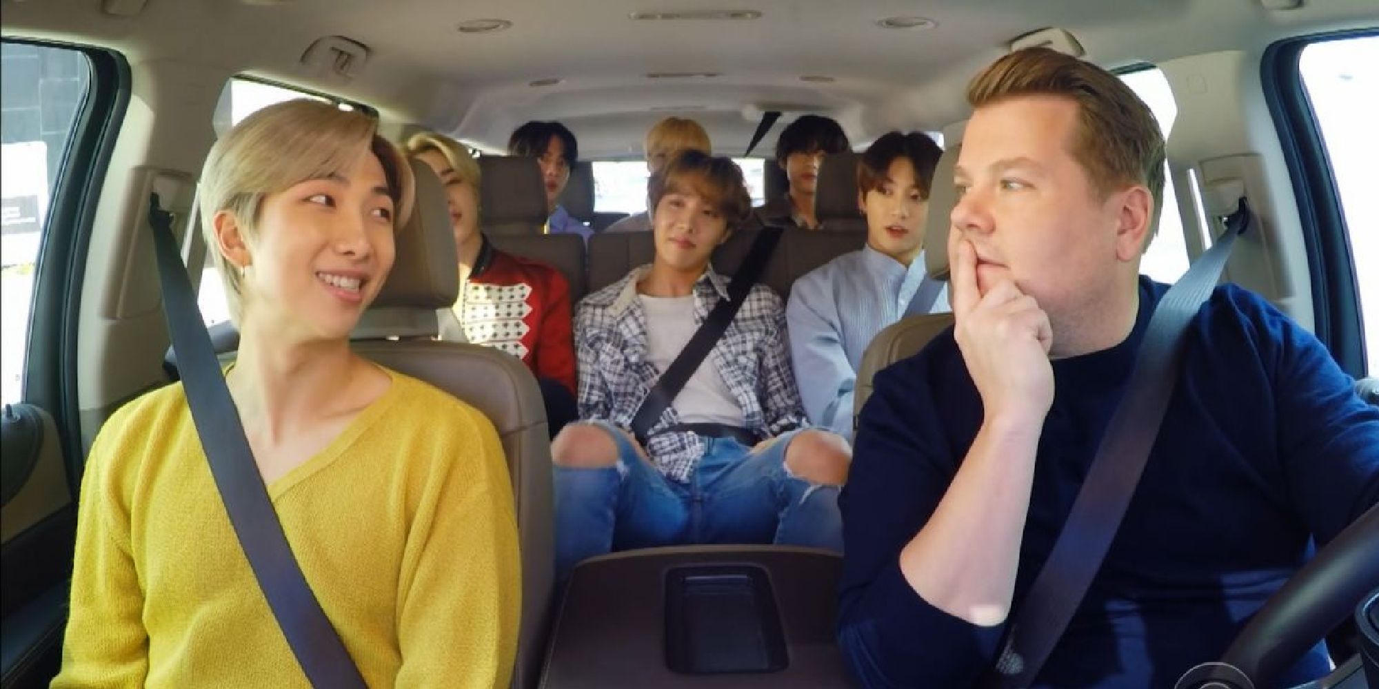 BTS and James Corden Doing Carpool Karaoke