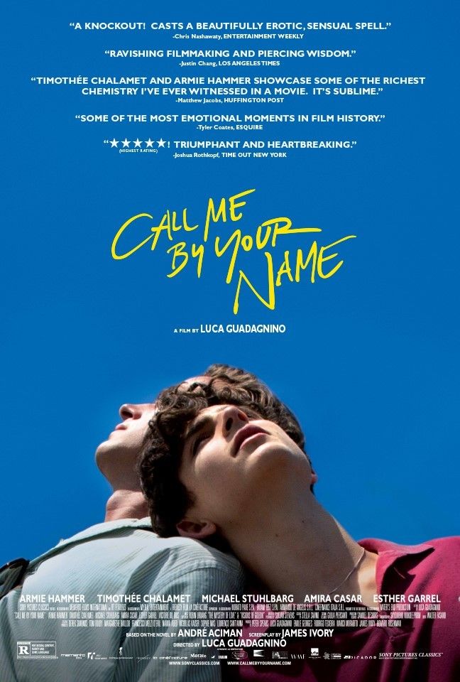 Call Me by Your Name Film Poster