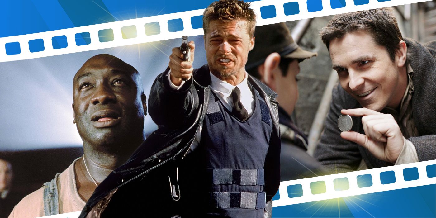 Characters from The Green Mile, Se7en, and The Prestige
