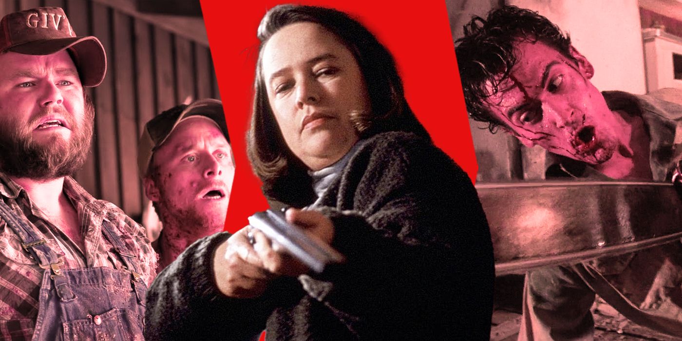 Characters from Tucker & Dale vs. Evil, Misery, and Evil Dead