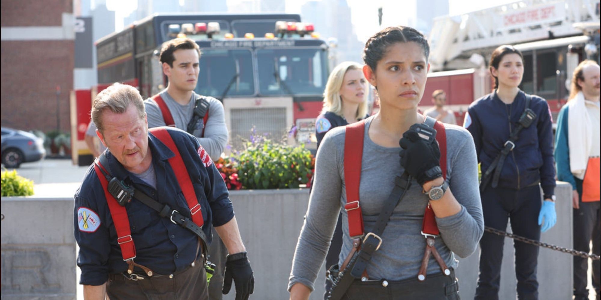 Stella Kidd and Sylvie Brett in Chicago Fire