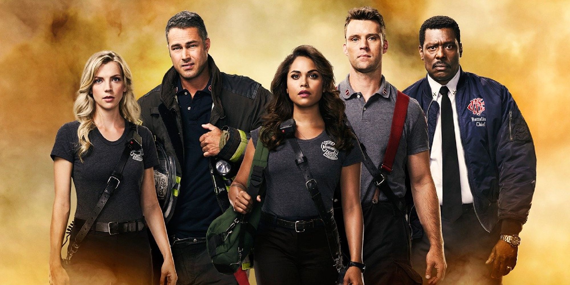 Cast photo for Season 6 of Chicago Fire