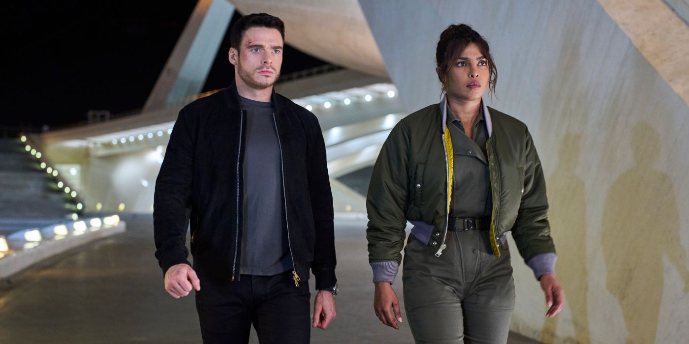 Richard Madden as Mason Kane/Kyle Conroy and Priyanka Chopra Jonas as Nadia Sinh in Season 1, Episode 6 of 'Citadel.'