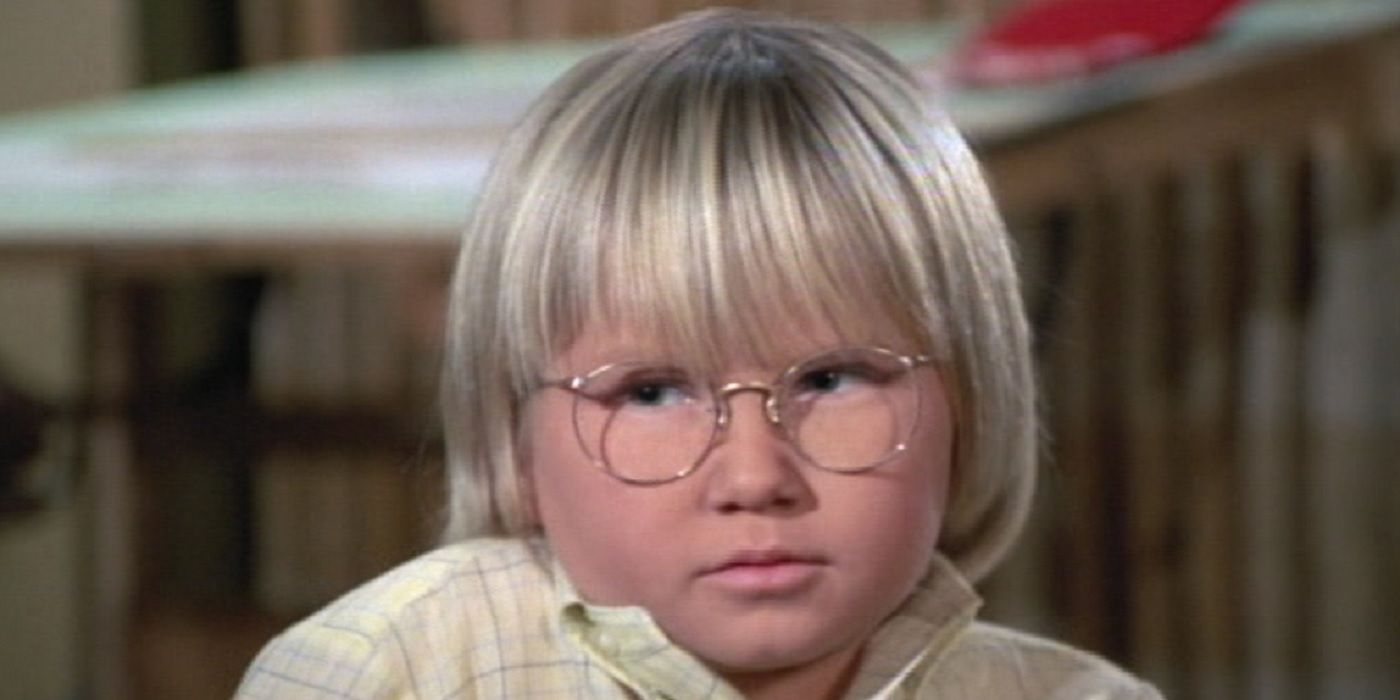 Robbie Rist as cousin Oliver Tyler from Season 5 of 'The Brady Bunch'