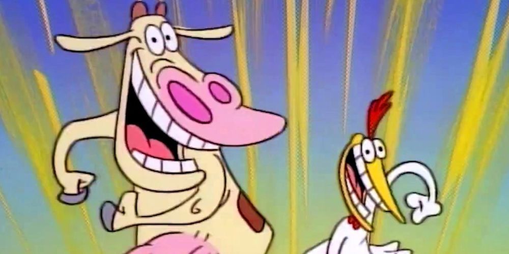 Cow and Chicken, two unlikely siblings