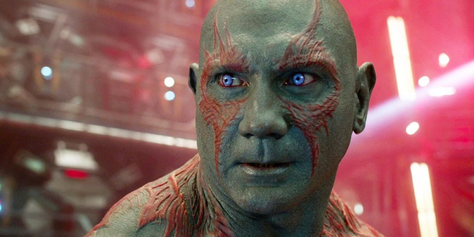 Dave Bautista dans le rôle de Drax le destructeur
