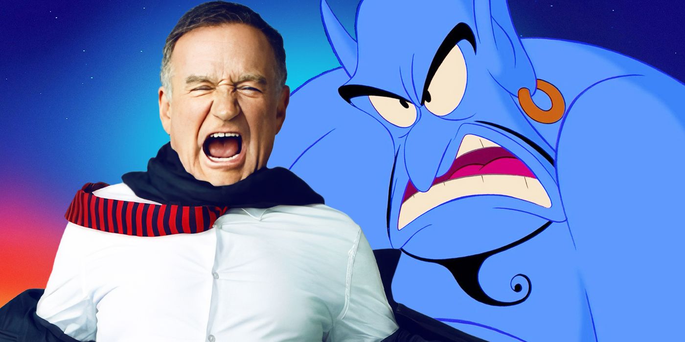 Will Will Smith's Aladdin Genie be blue and what has he said about Robin  Williams' original role?