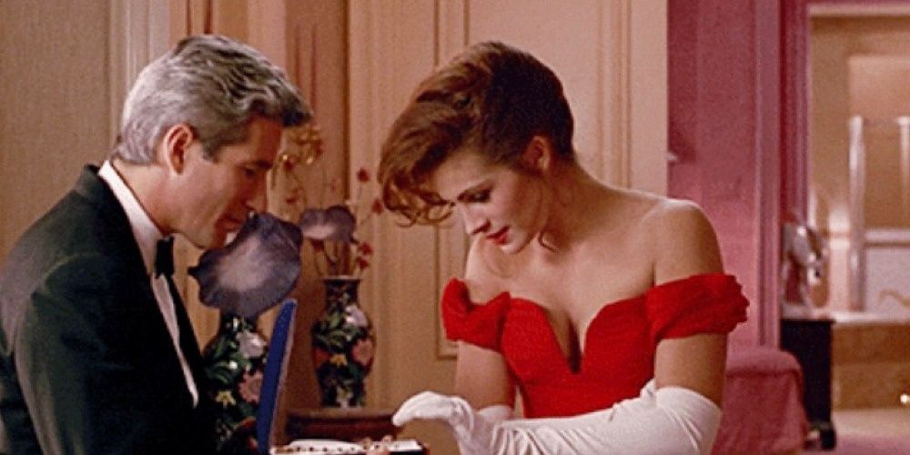 Richard Gere and Julia Roberts in Pretty Woman.