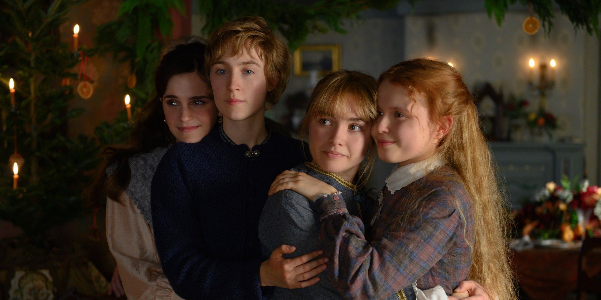Emma Watson, Saoirse Ronan, Florence Pugh et Eliza Scanlen dans Little Women