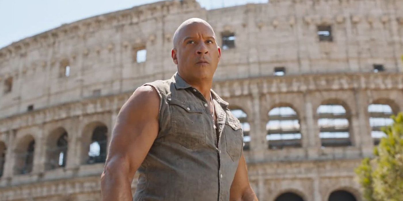 Vin Diesel as Dom Toretto in Fast X in Rome.