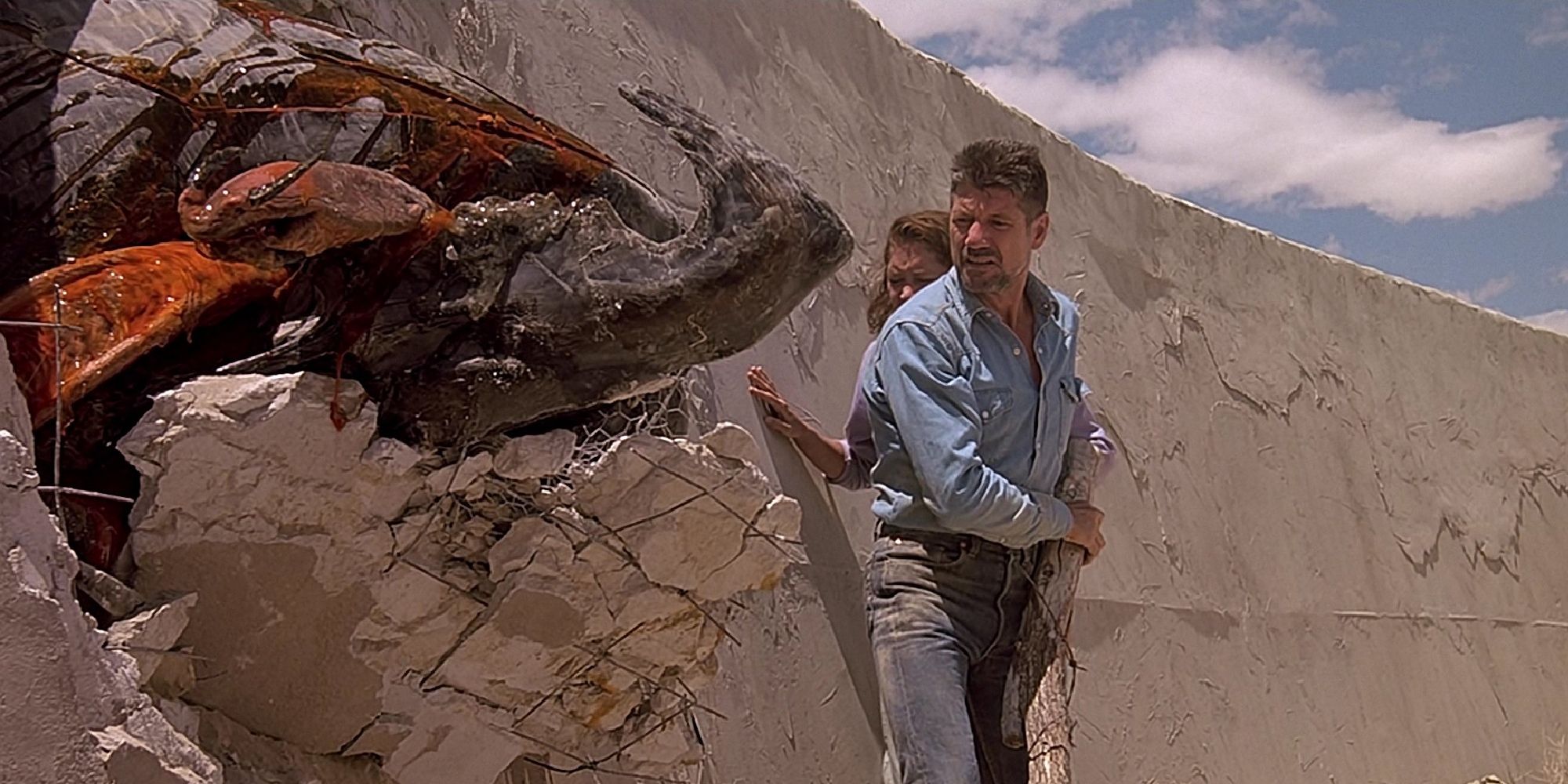 Дрожь земли 8. Tremors 1. Фильм про червей в людях.