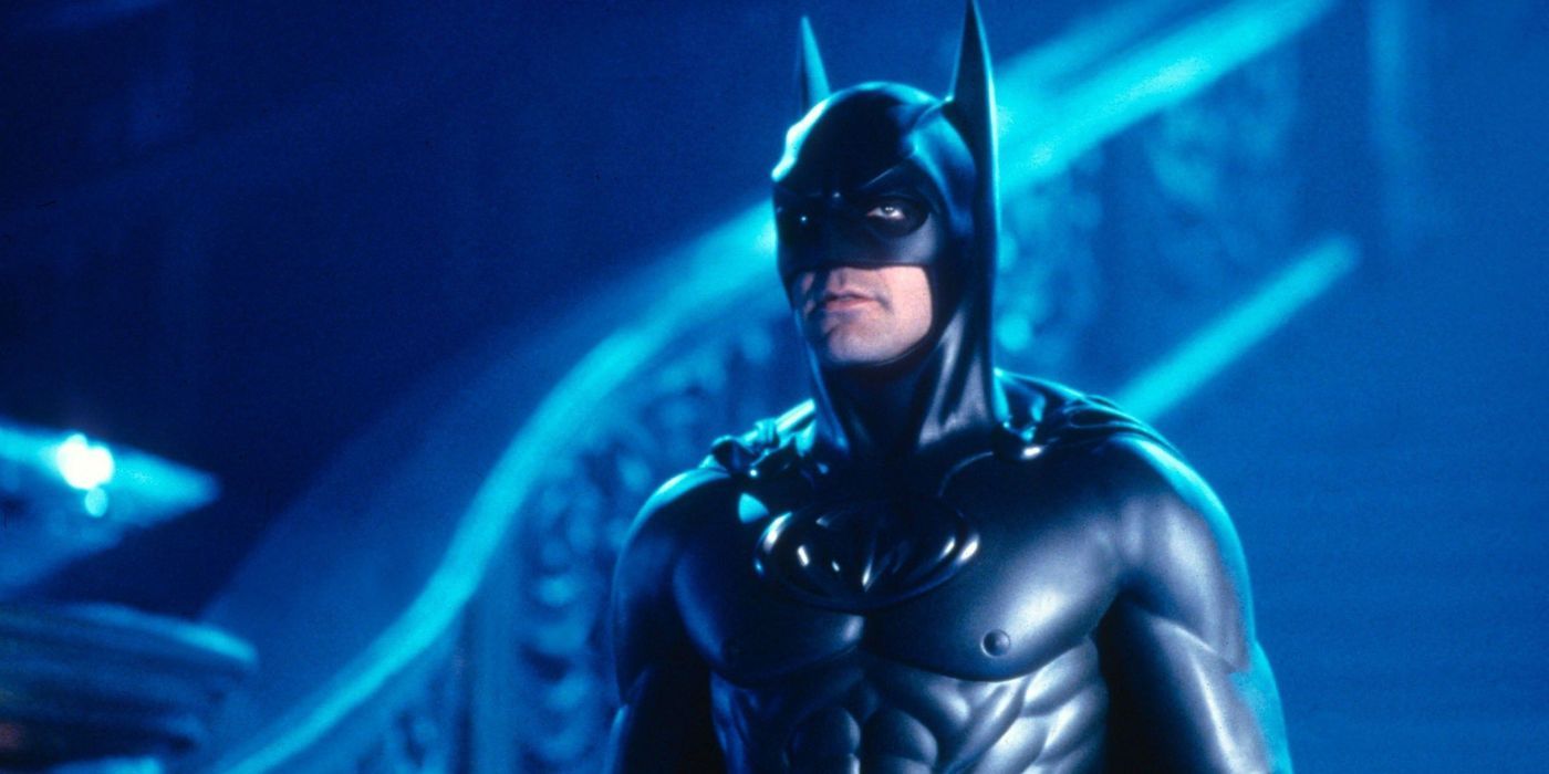George Clooney como Batman en Batman y Robin