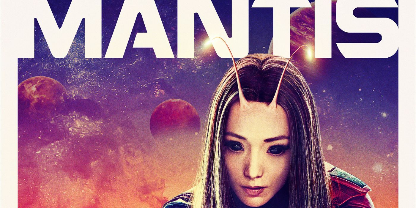 Pom Klementieff as Mantis on a character poster for Guardians of the Galaxy Vol. 3
