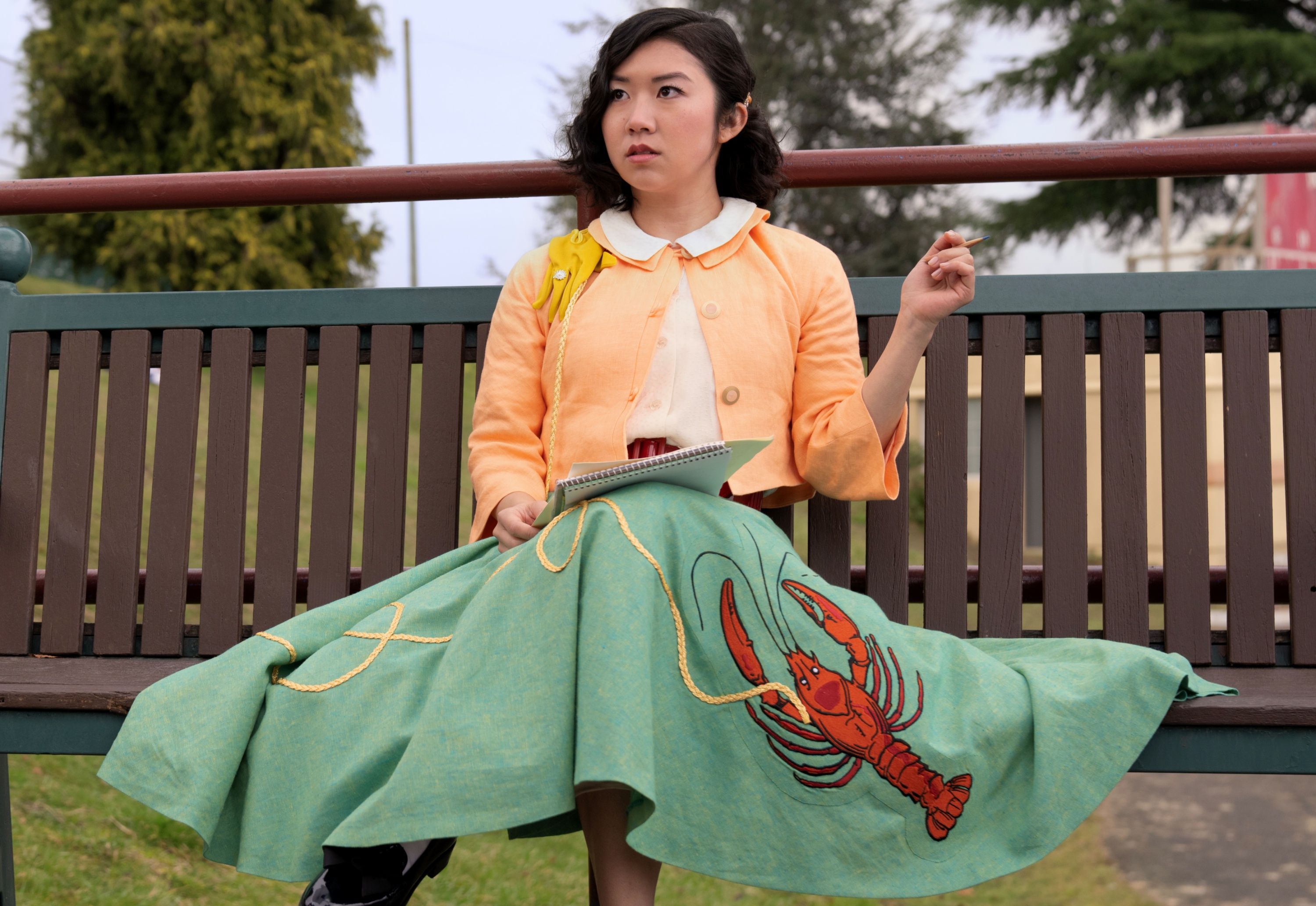 Tricia Fukuhara as Nancy in Grease: Rise of the Pink Ladies