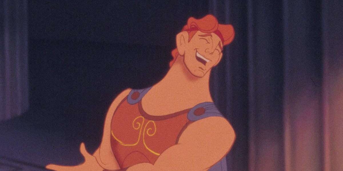 Hercules laughing in Disney's Hercules