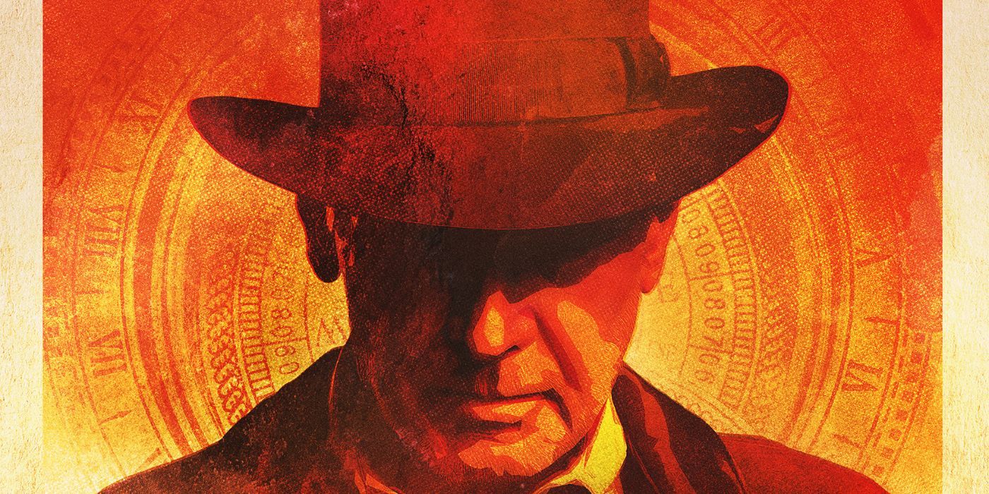 Harrison Ford on the IMAX poster for Indiana Jones and the Dial of Destiny 