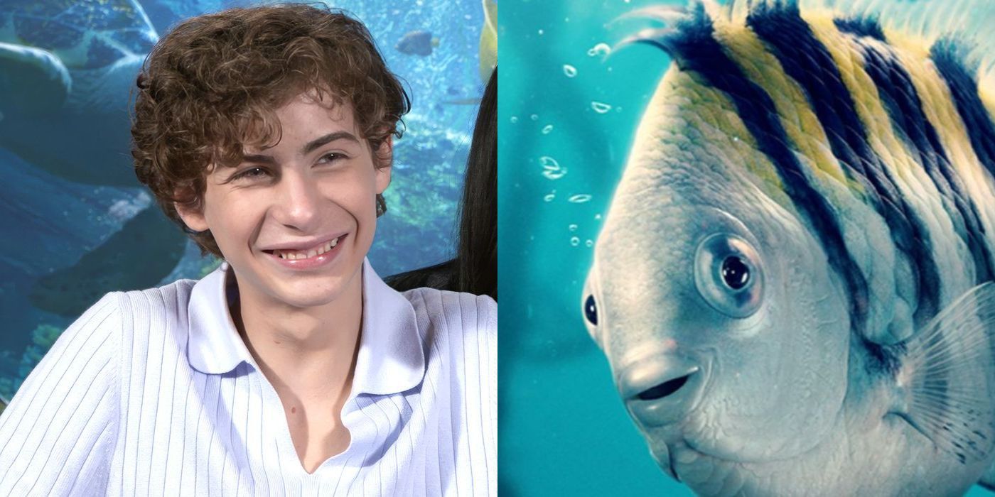 Side by side with Jacob Tremblay and Flounder