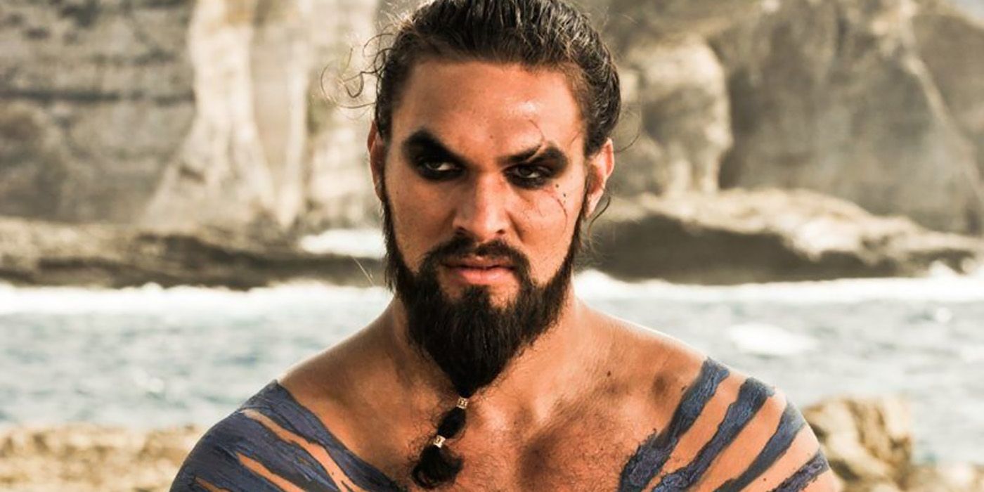 Khal Drogo scowling in a scene from Game of Thrones.