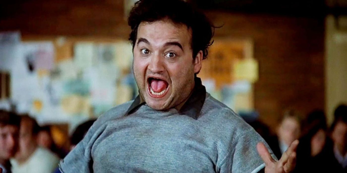 John Belushi grita como Bluto Brutarski en Animal House