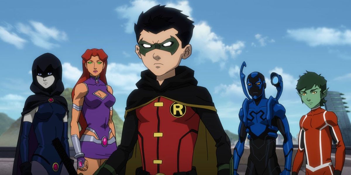 The cast of 'Justice League vs. Teen Titans'