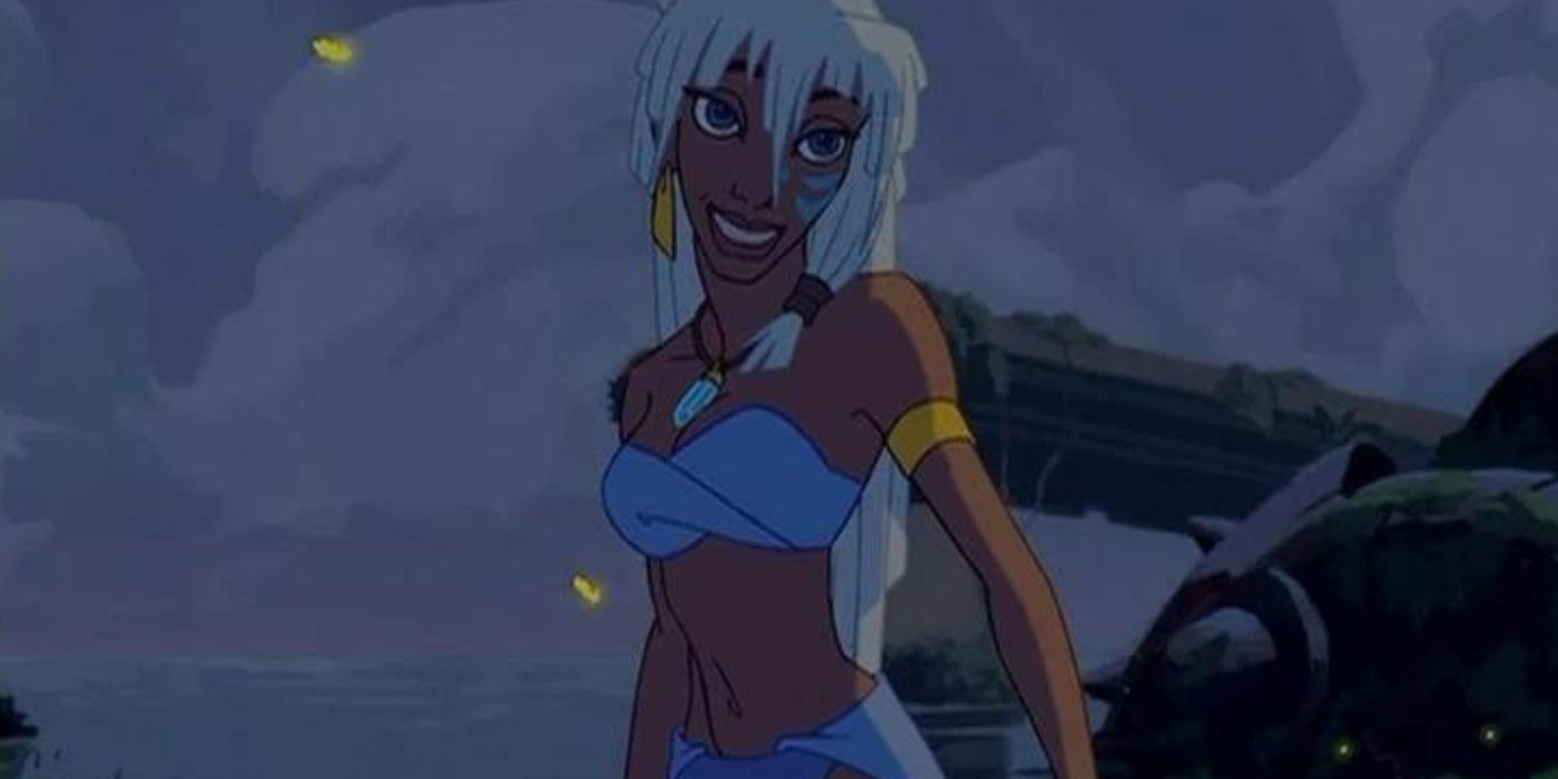 Kida smiling in Atlantis The Lost Empire