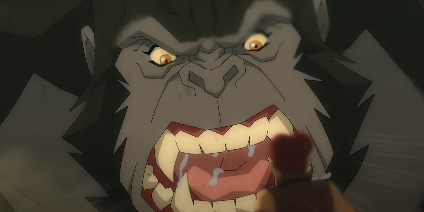 King Kong in Netflix's upcoming anime series Skull Island