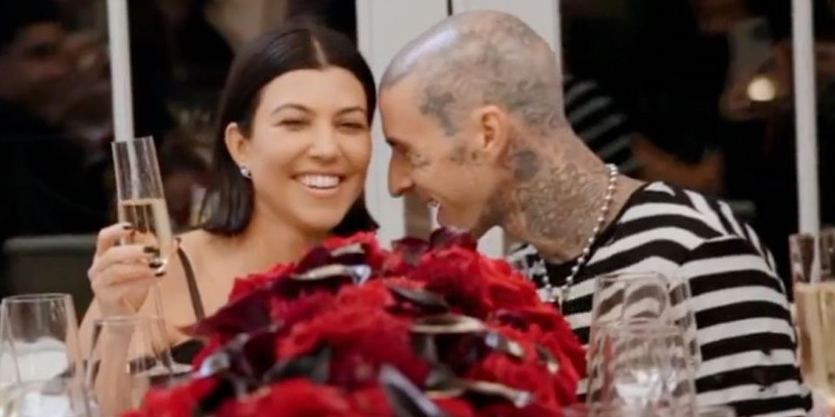 Kourtney Kardashian and Travis Barker