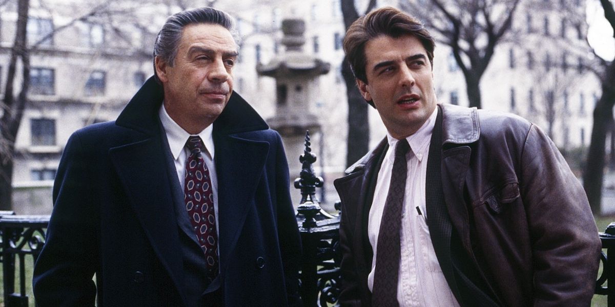 Jerry Orbach e Chris Noth in 