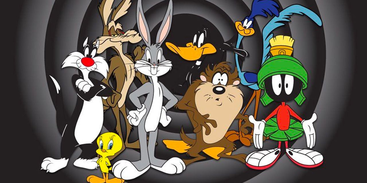 A cohort of animated characters from Looney Tunes Cartoons.