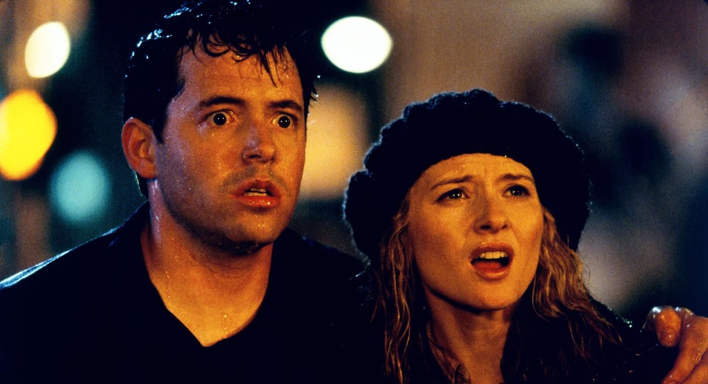 Matthew Broderick and Maria Pitillo in Godzilla (1998)