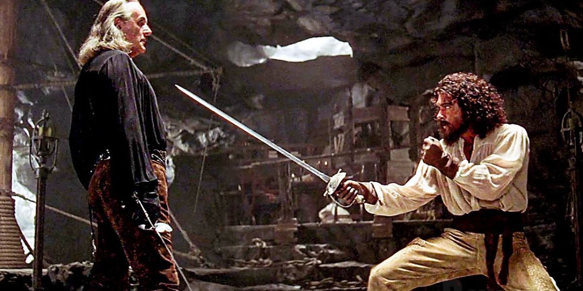 Anthony Hopkins as Diego de la Vega and Antonio Banderas as Alejandro Murrieta in 'The Mask of Zorro'