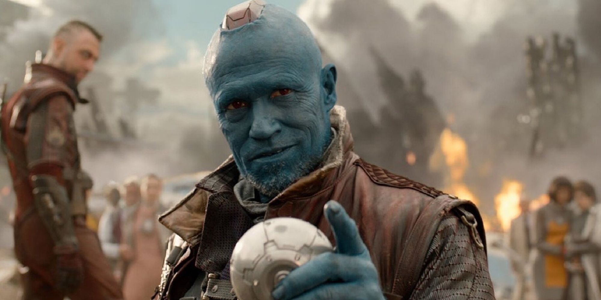 Yondu (Michael Rooker) after the final battle of 'Guardians of the Galaxy