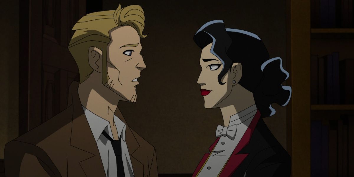 Matt Ryan as John Constantine and Camila Luddington as Zatanna in 'Constantine: The House of Mystery'