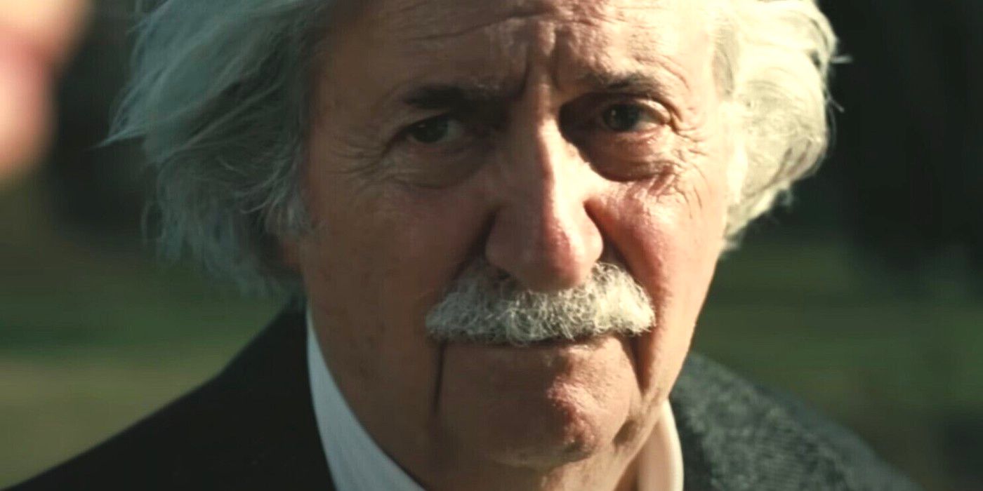 Tom Conti as Albert Einstein in Oppenheimer