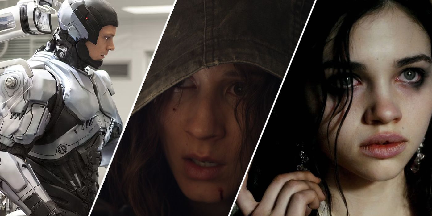 Images from RoboCop (2014), Martyrs (2015), Kite (2014)