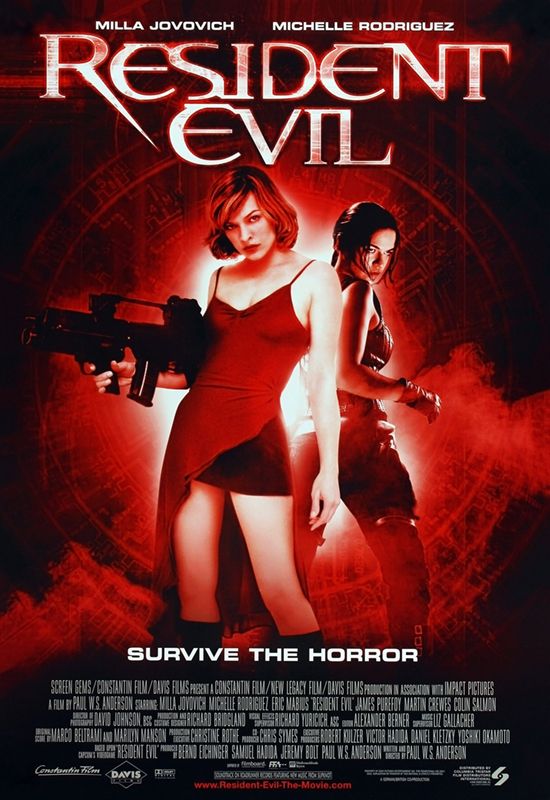 Resident Evil 2002 Film Poster