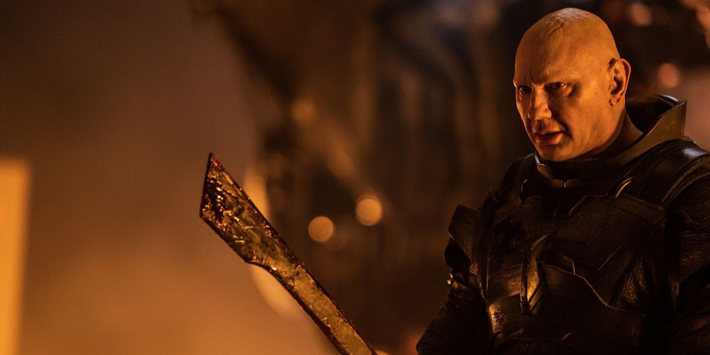 Dave Bautista como el pistolero Gross Laban en Dune Part 2