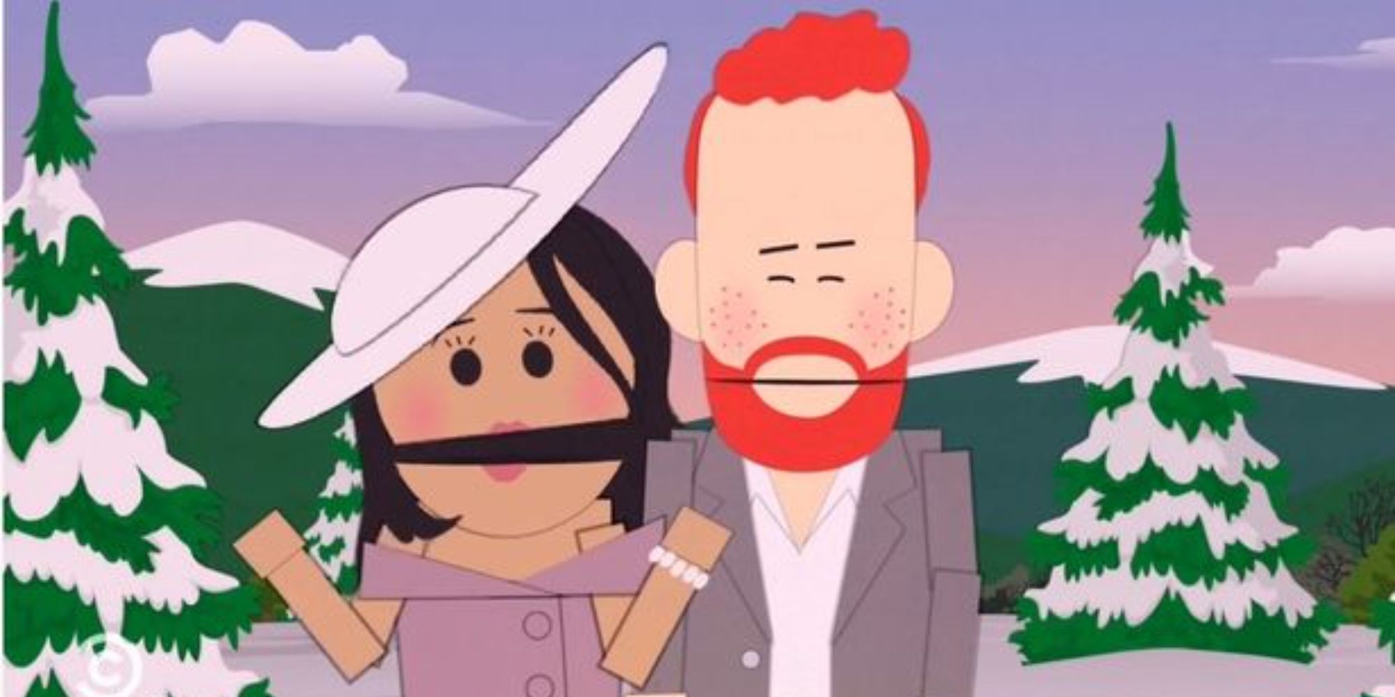 Le prince et la princesse du Canada viennent à South Park