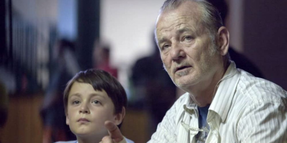 Jaeden Martell and Bill Murray in 'St. Vincent'