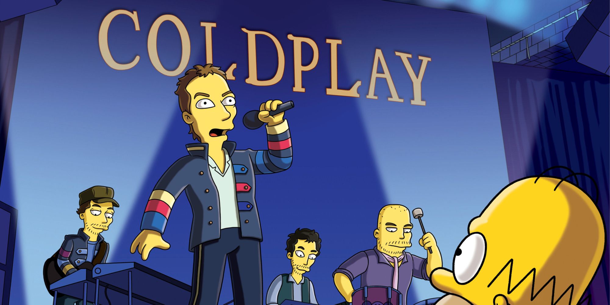 Coldplay on The Simpsons